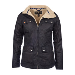 Barbour Howman Waxed Jacket Navy